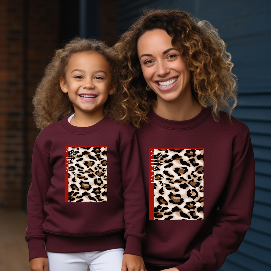 Sudadera family season animal print