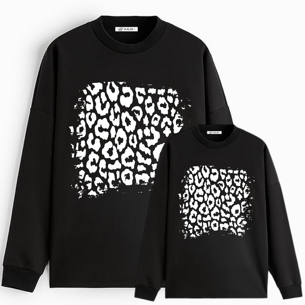 Sudadera chic animal print