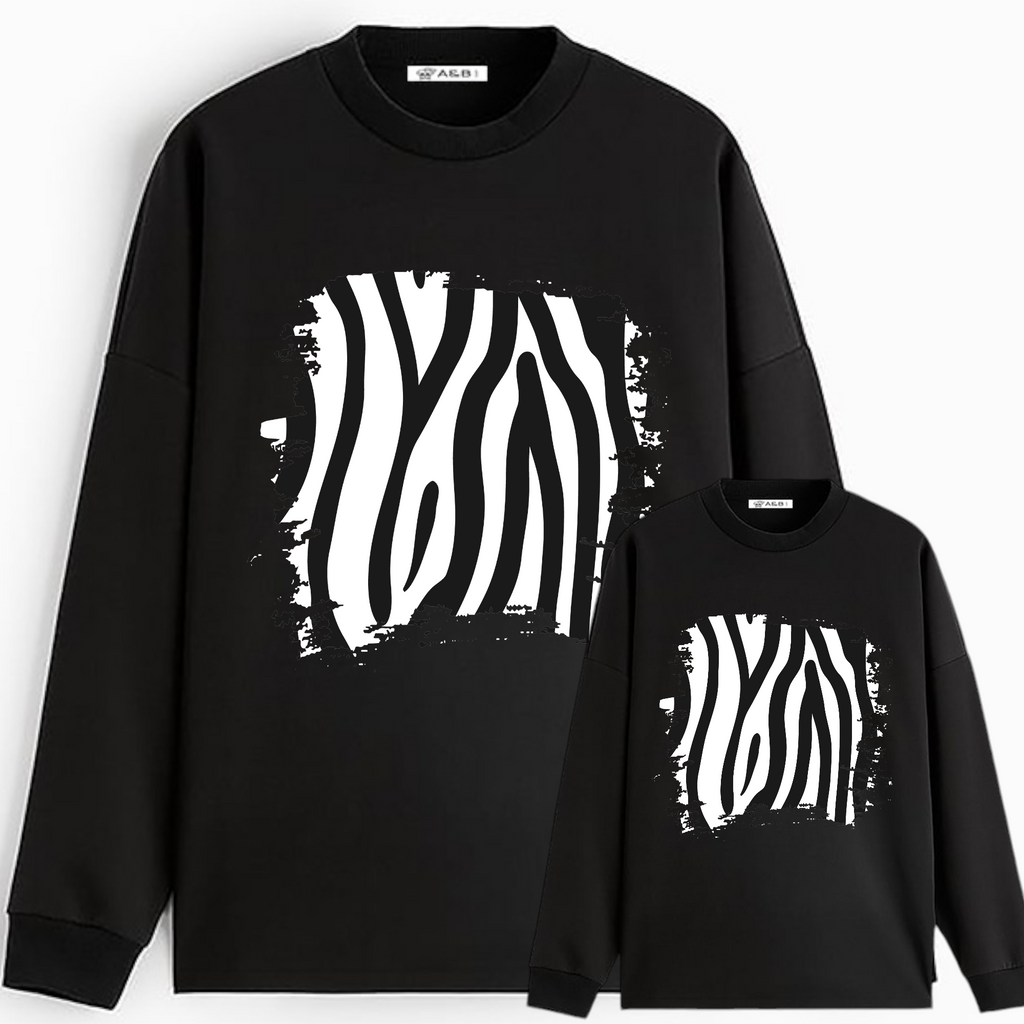 Sudadera zebra print