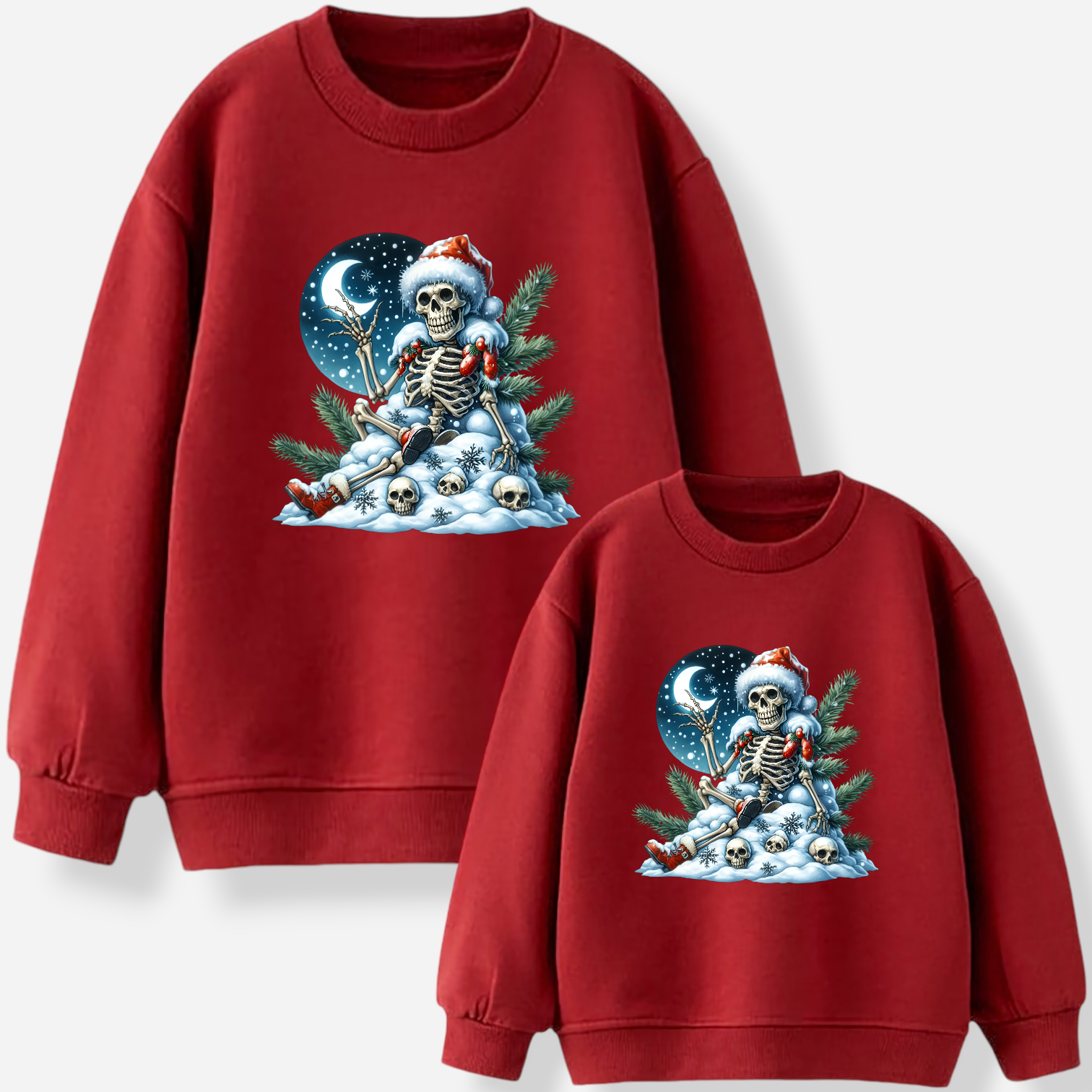 Sudadera Calavera navidad