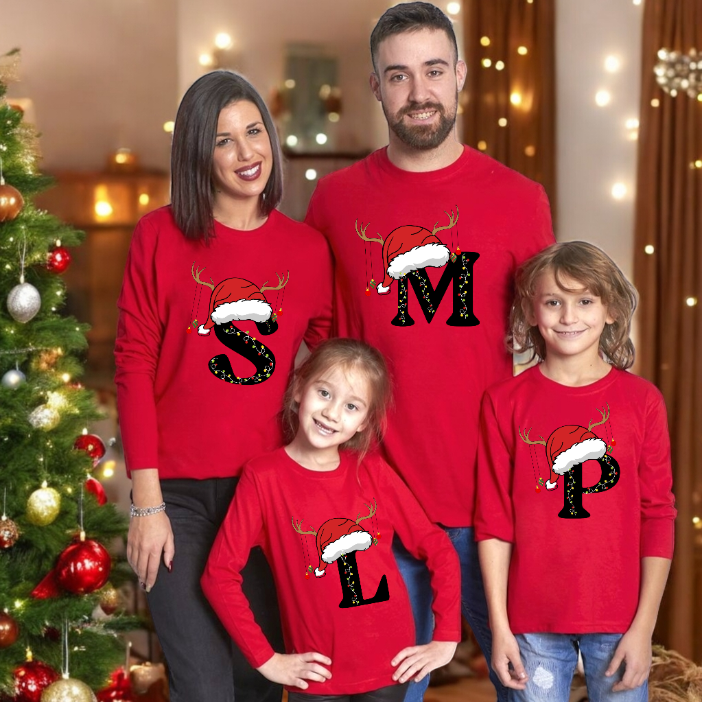 Camiseta Personalizable Navidad manga larga