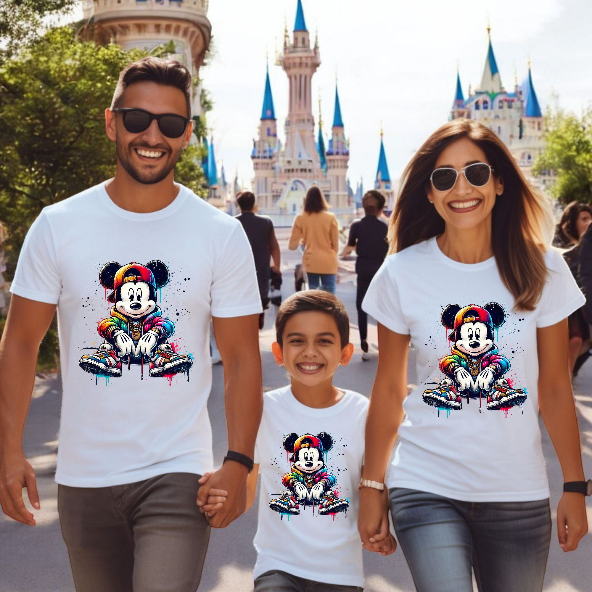 Camiseta Mickey sentado
