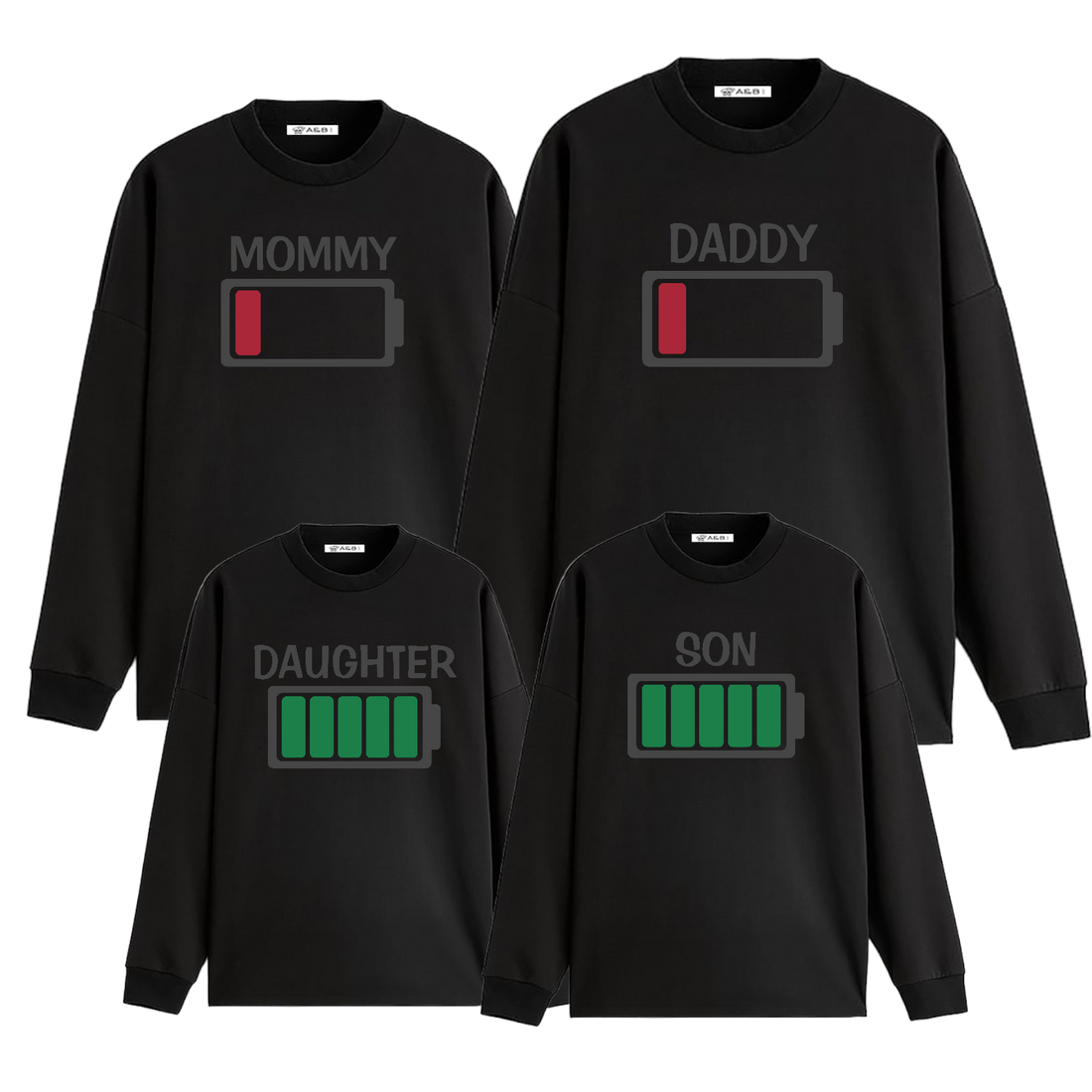 Sudadera Battery. Sudaderas para toda la familia