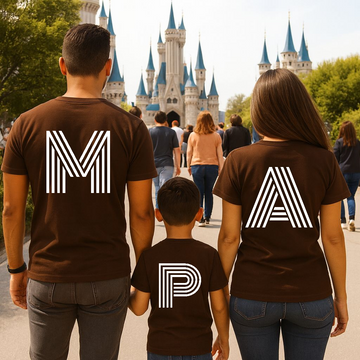 Camiseta Personalizada Espalda Inicial Retro